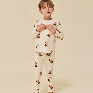 Пижама Konges Slojd "Basic Christmas Teddy", рождественский мишка